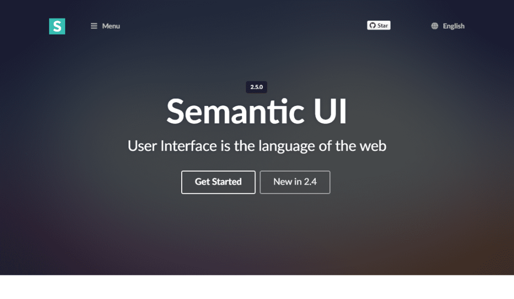 Semantic UI